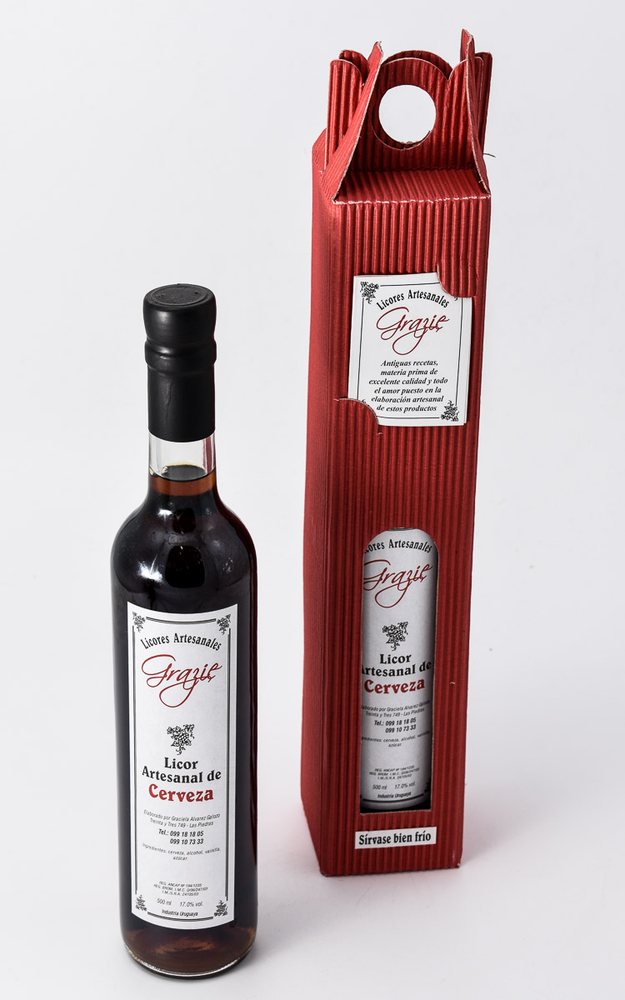 Licor artesanal de cerveza