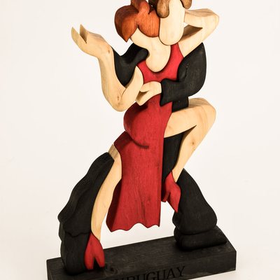 Tango adorno madera