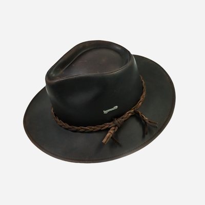 Sombrero Lagomarsino cuero engrasado