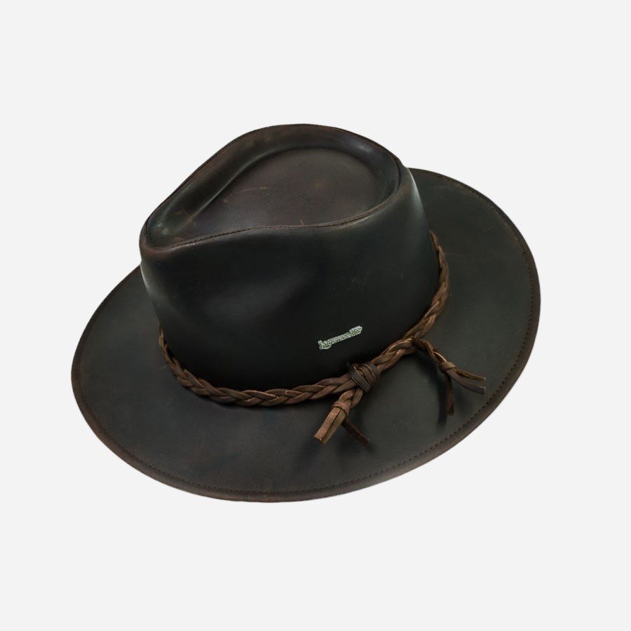 Sombrero Lagomarsino cuero engrasado