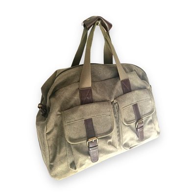 Bolso de lona con bolsillos